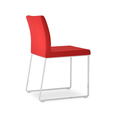 Aria Sled Chair Fabric by SohoConcept - New