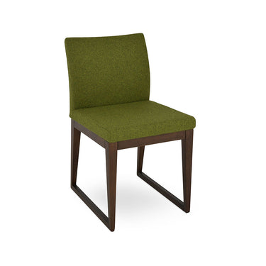 Aria Sled Wood Chair Fabric by SohoConcept - New