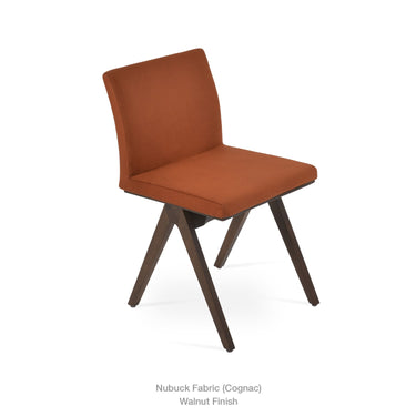 Aria Fino Wood Chair Fabric by SohoConcept - New