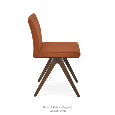 Aria Fino Wood Chair Fabric by SohoConcept - New