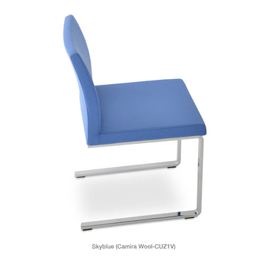 Aria Flat Chair Fabric by SohoConcept - New