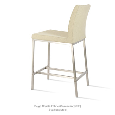 Aria Metal Stools Fabric by SohoConcept - New