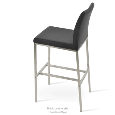 Aria Metal Stools Leather by SohoConcept - New
