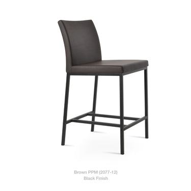 Aria Metal Stools Leather by SohoConcept - New