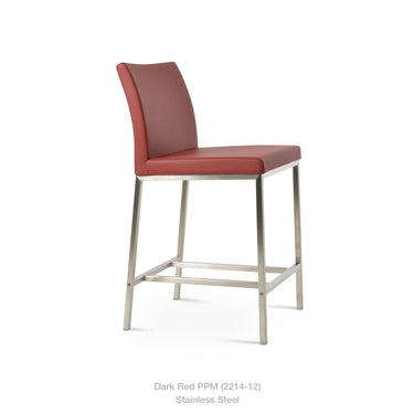 Aria Metal Stools Leather by SohoConcept - New