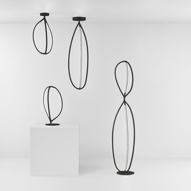 Artemide Arrival LED Floor Lamp in Brass - Bedroom Lighting