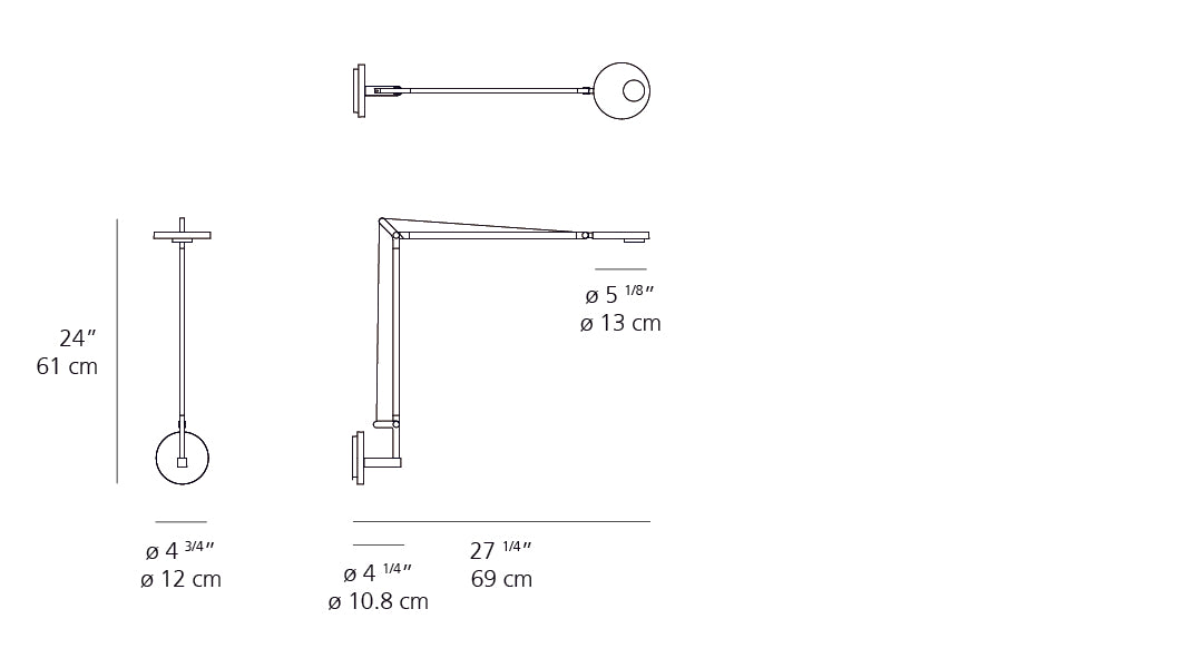 Demetra Professional LED Wall Light - Plug-in | Artemide