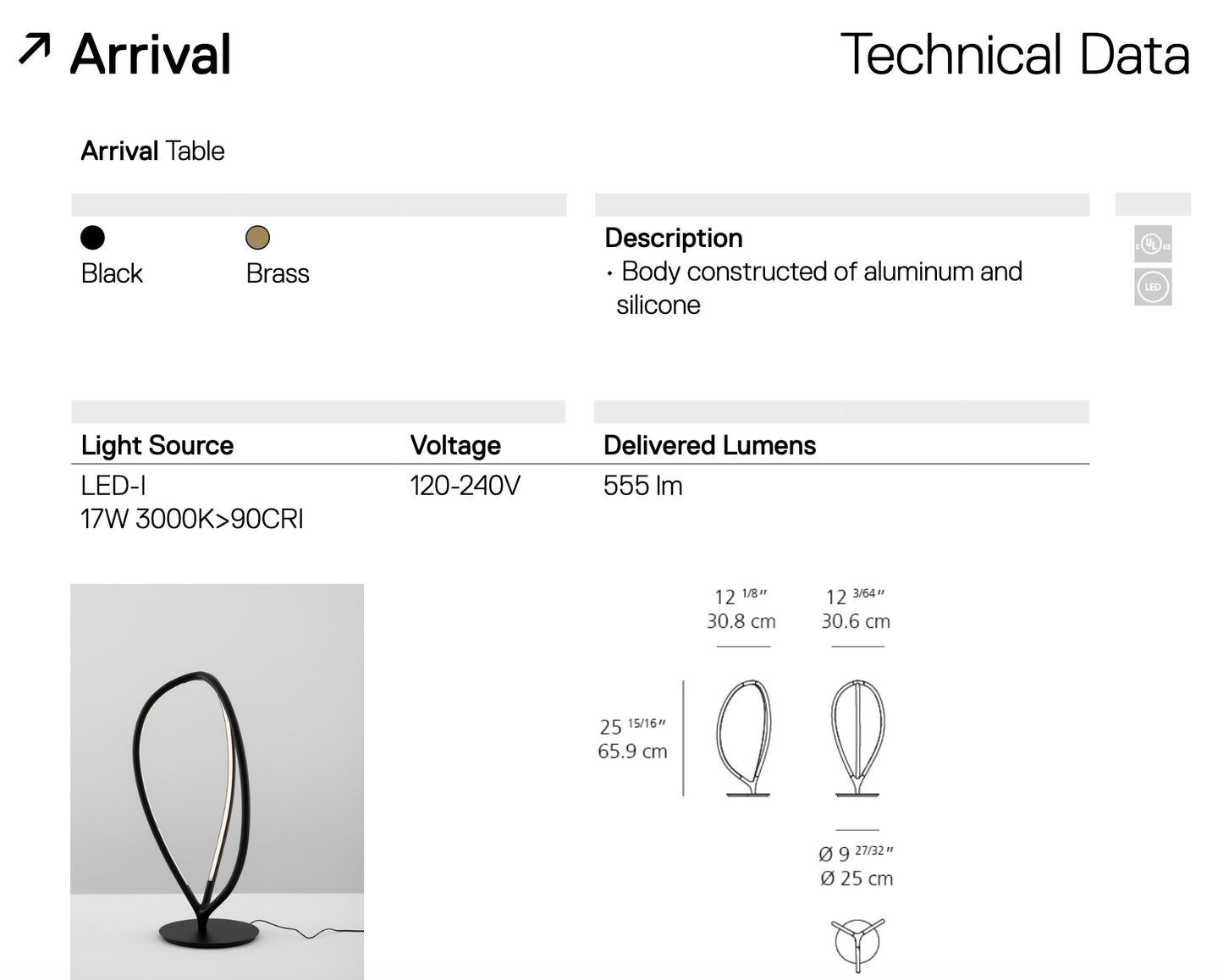 Arrival Table Lamp | Artemide Table Lamps 6