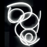 La Linea flexible outdoor wall and ceiling light by Artemide, Italian modern design for residential spaces