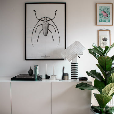 Shogun Table Lamp styled in a modern interior, view 2