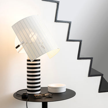 Shogun Table Lamp styled in a modern interior, view 1