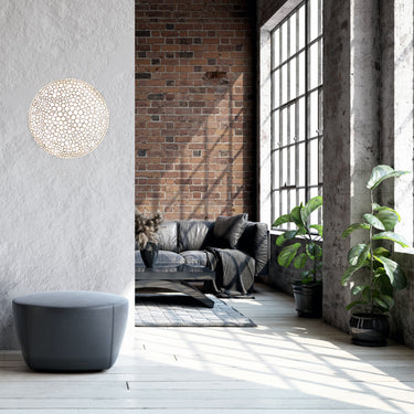 Calipso Wall & Ceiling Light styled in a modern interior, view 1