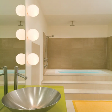 Artemide Dioscuri spherical glass wall and ceiling light