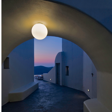Artemide Dioscuri surface-mounted glass wall light