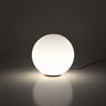 Artemide Dioscuri Table Lamp with white handblown glass globe