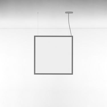 Artemide Discovery Space Pendant Light - Vertical Installation, Aluminum finish