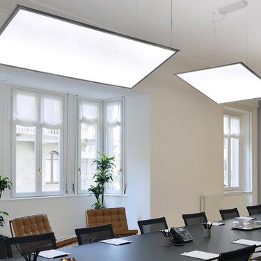 Discovery Space LED panel by Artemide, modern lighting for living rooms, bedrooms, and conference rooms