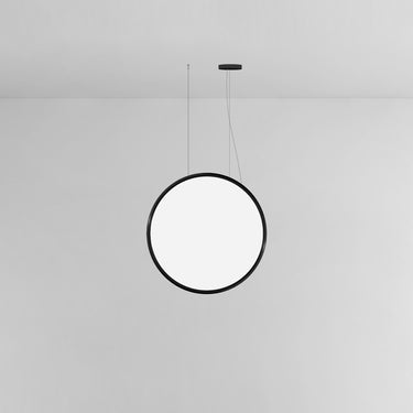 Discovery Vertical Round Suspension by Artemide, LED pendant designed by Ernesto Gismondi