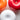 Shop the Artemide Nessino Table Lamp in Orange, Red and White
