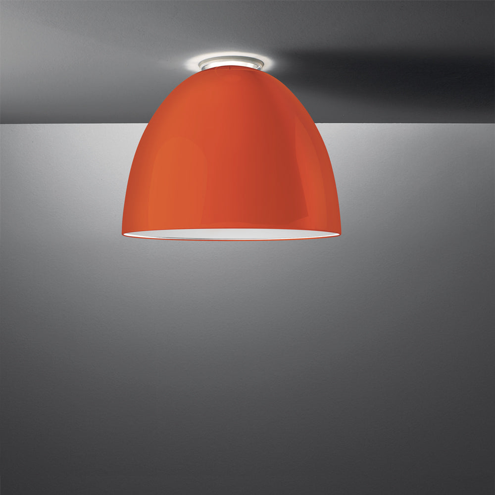 Nur Gloss Ceiling Light | Artemide - Gloss Orange