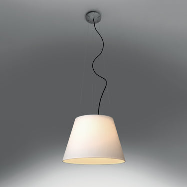 Tolomeo Mega Outdoor Pendant Light styled in a modern interior, view 1