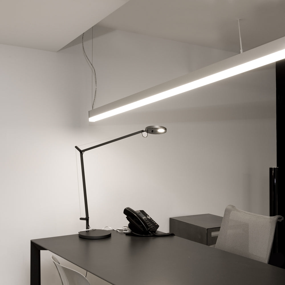 Ambient lighting with Artemide LEDBAR in chic interior