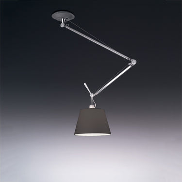 Adjustable Tolomeo Suspension Pendant Light by Michele De Lucchi for contemporary dining rooms and office spaces