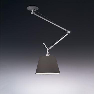 Italian-crafted Tolomeo Off Center Pendant Light by Artemide, perfect for kitchens, dining, and commercial spaces