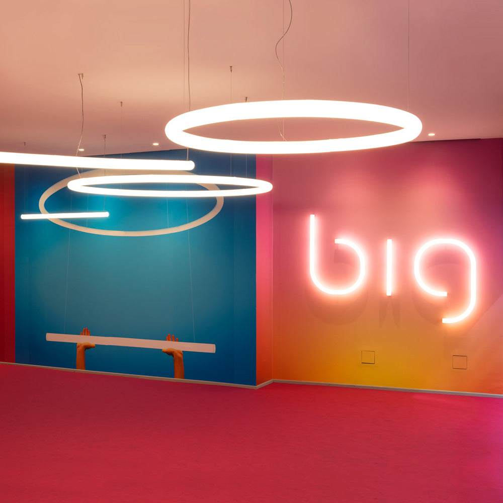 Circular LED Office Light - Artemide Alphabet Collection