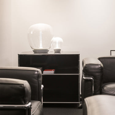Artemide Empatia 16 dimmable LED table lamp on modern office desk