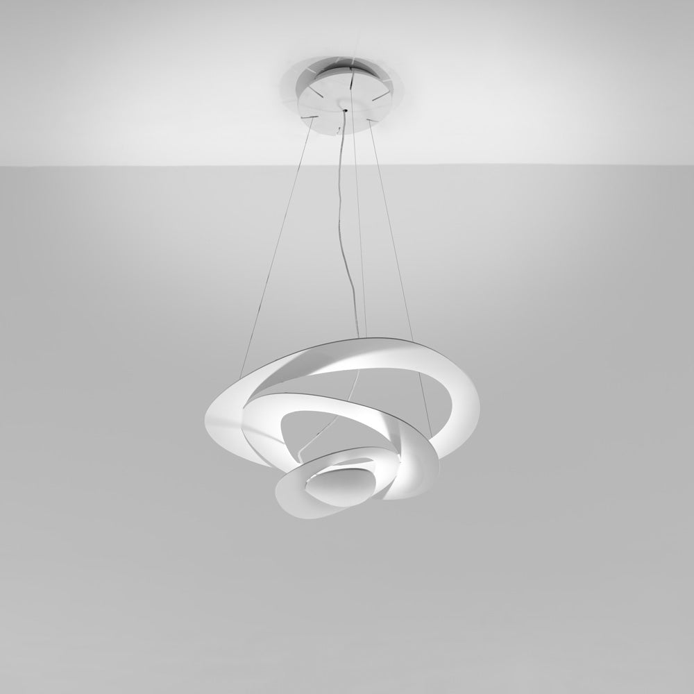 Pirce Mini LED White Pendant Light by Artemide