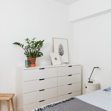 Demetra Micro Table Lamp styled in a modern interior, view 1