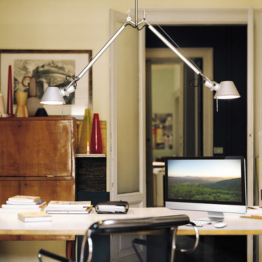 Tolomeo Double Pendant Light styled in a modern interior, view 2