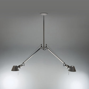 Tolomeo Double Pendant Light styled in a modern interior, view 1