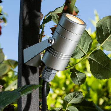 MiniSpot Outdoor Wall & Path Light styled in a modern interior, view 2