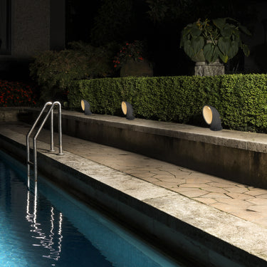 Piroscafo Outdoor Floor Light styled in a modern interior, view 4