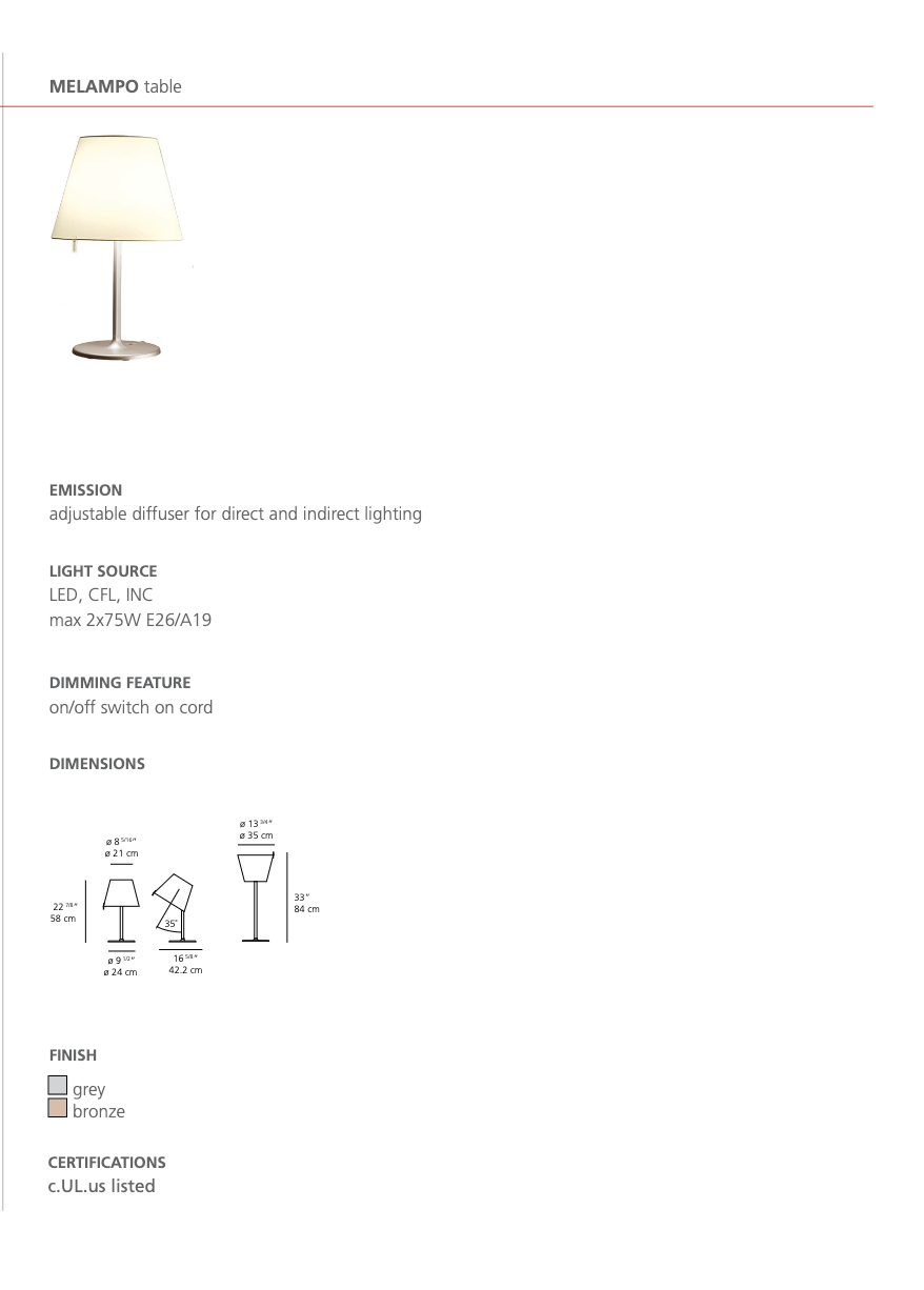 Modern Living Room Illumination: Melampo Lamp