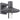 Tech Lighting 700OWASHH9 Ash 12 modern industrial charcoal outdoor wall light, angled view.