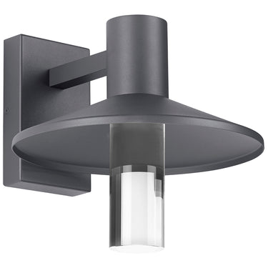 Modern Outdoor Wall Light | Ash 16" Charcoal LED Light | Tech Lighting