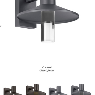 Ash 12" Outdoor Wall Light by Sean Lavin for Visual Comfort, contemporary design. 