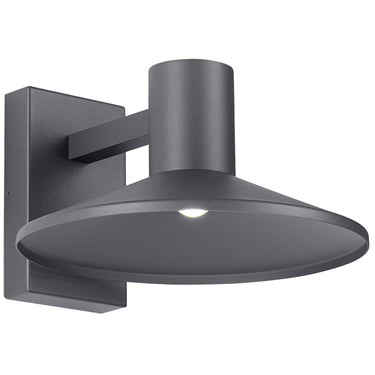 Ash 16" Charcoal Outdoor Wall Light in Charcoal / Grey Finish | Tech Lighting 