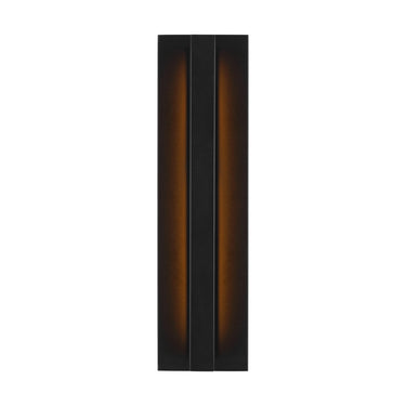 Anton Large Wall Lamp, 15" - Black by Visual Comfort
