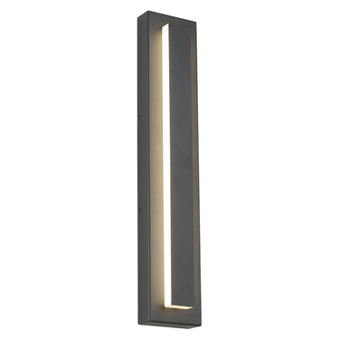 Die-cast aluminum Aspen 26" outdoor wall light with powder coat finish for durability.
