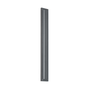 8" Aspen Outdoor Wall Light | Modern LED Wall Sconce | Charcoal