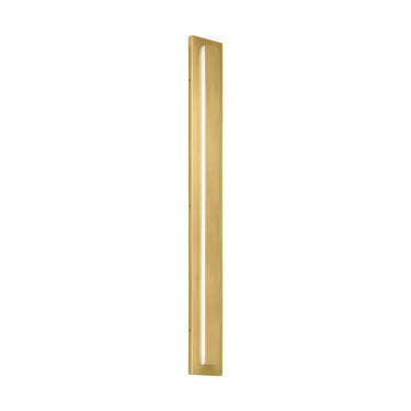 Aspen 48" Outdoor Wall Light by Visual Comfort, Natural Brass