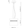 Measurements for the Aspen S40 (line drawing)