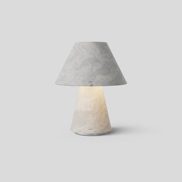 Astep Upglas T2 table lamp, in white, lit