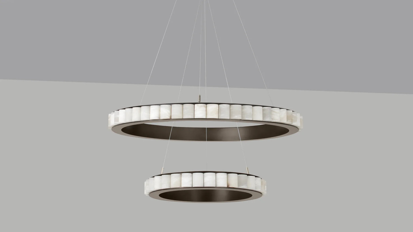 Avalon Halo Chandelier by CTO Lighting