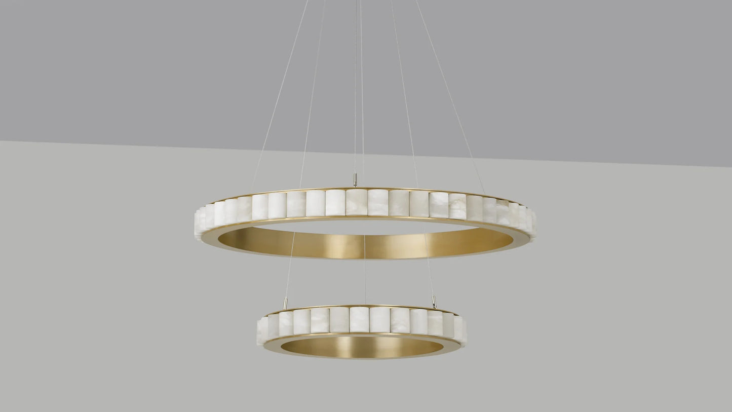 Avalon Halo Chandelier by CTO Lighting