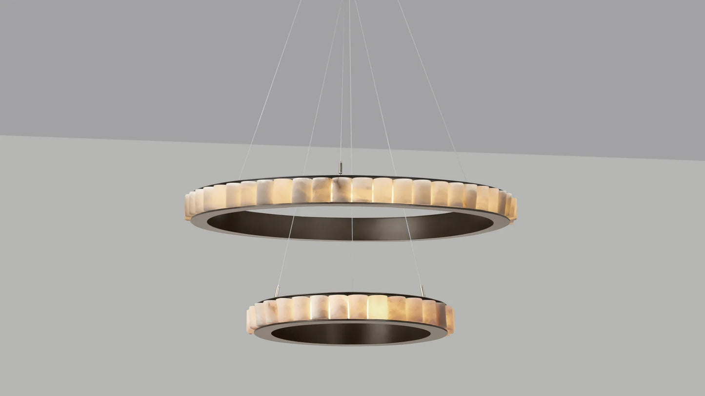 Avalon Halo Chandelier by CTO Lighting